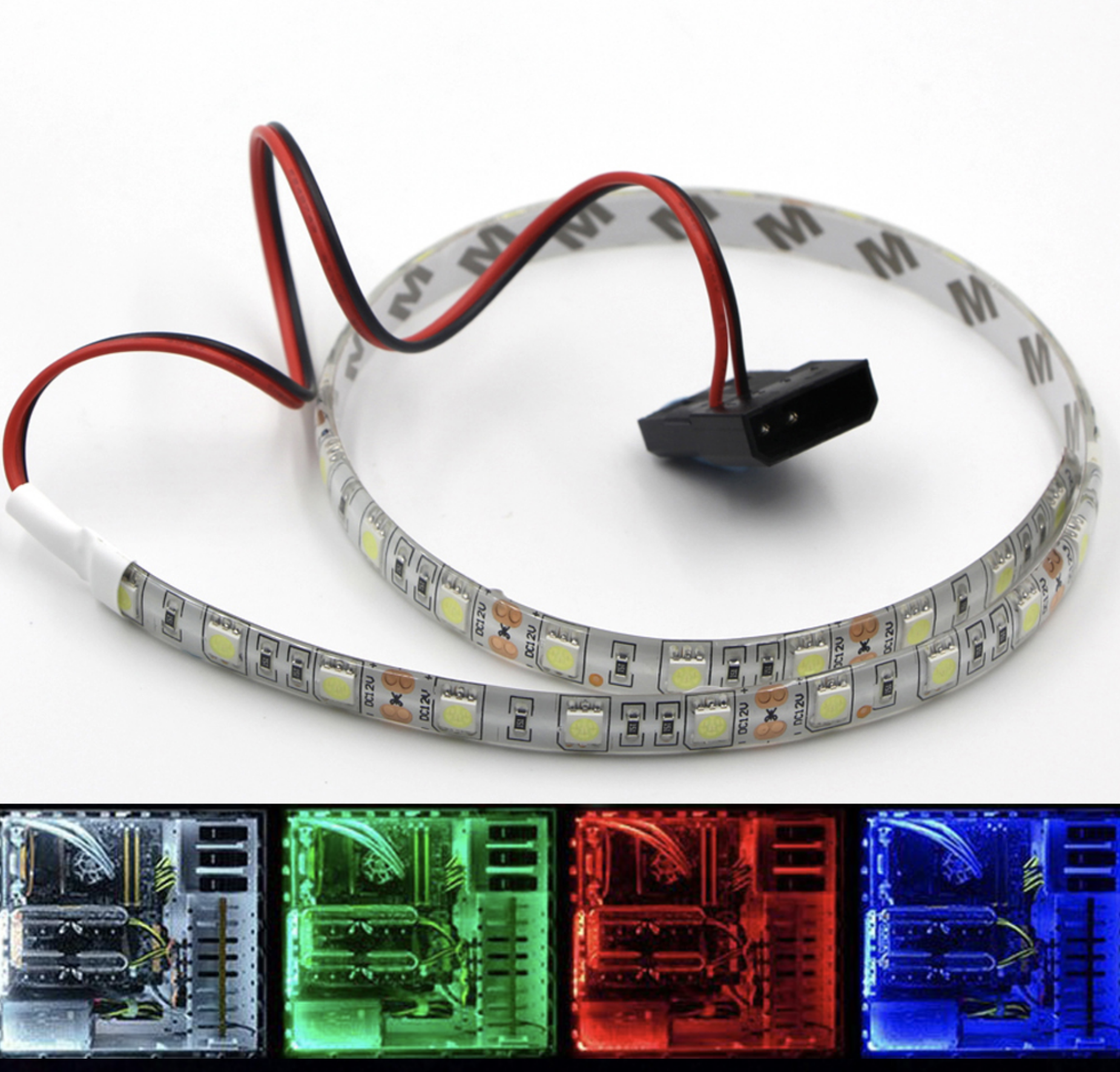  PC LED Band weiss 50 cm mit Molex Anschluss